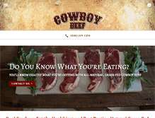 Tablet Screenshot of cowboybeef.com